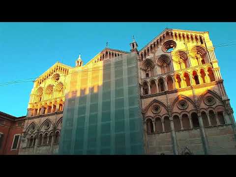 Italy FERRARA - Virtual Walking Tour around the City - Travel Guide. #45