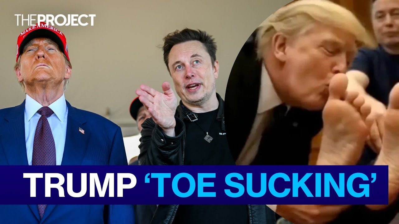 Trump adore les orteilles de Elon Musk