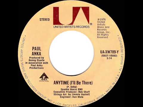 1976 HITS ARCHIVE: Anytime (I’ll Be There) - Paul Anka (stereo 45)