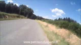 preview picture of video 'Breizhman triathlon - parcours vélo'