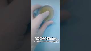 Environmental monitoring by using RODAC Plates (Contact plate for surfaces)