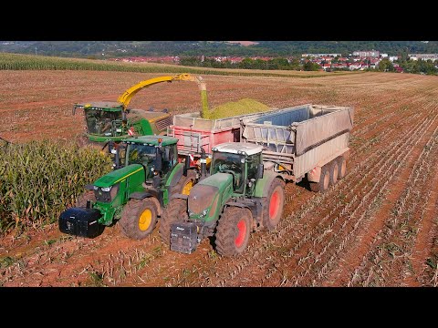 Mais 2023 : SHL Nordhausen & Köhl Harvest | John Deere 9700i | Van Asten group | Maisernte | JD 9620