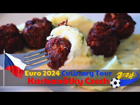 🍽️🌍 Euro 2024 Culinary Tour: Authentic Czech Karbanátky - Celebrate Czech Republic #youtube #viral