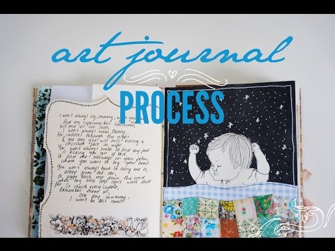 Completed Art Journal Flip Through