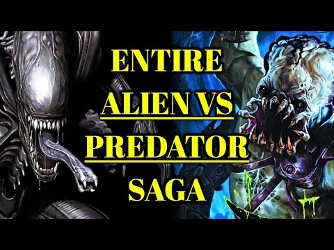 Entire Alien vs Predator (AvP) Saga - Including Machiko Noguchi's Complete Arc and All AvP Stories
