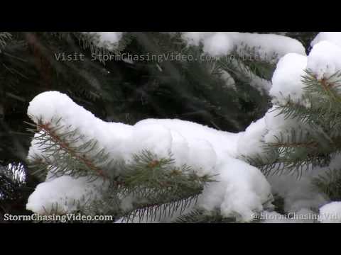 Late Season Winter Storm in Rice Lake, WI - 4/12/2020