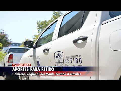 GORE MAULE ENTREGA VEHÍCULOS A COMUNA DE RETIRO