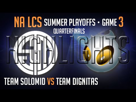 TSM vs Dignitas Game 3 Highlights Quarter Final S4 Worlds Regional Qualifier Summer NA LCS
