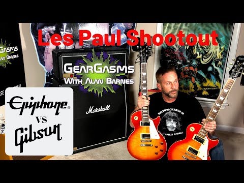 Les Paul  Shootout - Gibson VS Epiphone