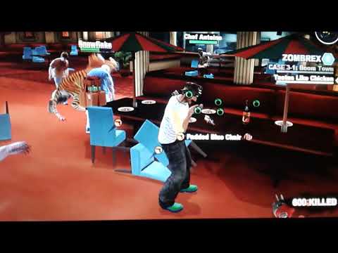 Dead Rising 2 Chuck Greene & Snowflake vs. Chef Antoine  [Hard] [Fail]