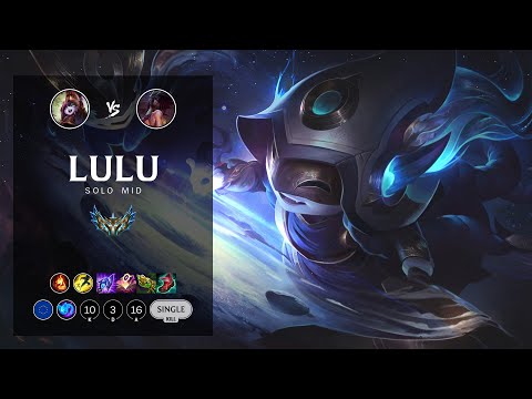 Lulu Mid vs Akali - EUW Challenger Patch 12.16