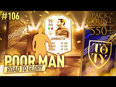 OMG I FINALLY PACK AN OP ICON!!!! 550 TOTY PACKS OPENED! - POOR MAN RTG #106 - FIFA 20 Ultimate Team