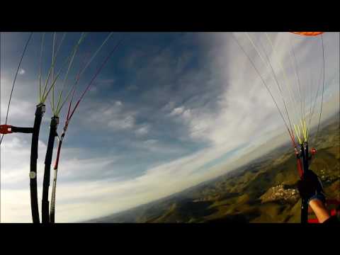 Voo turbulento em Caeté - Parapente - Juiz de Fora