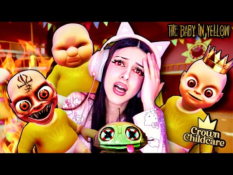 MI PEOR PESADILLA | The Baby in Yellow (👑 Crown Childcare) COMPLETO