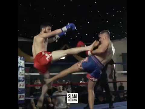 Dillon Elsmore in action. Filmed by Siam Boxing