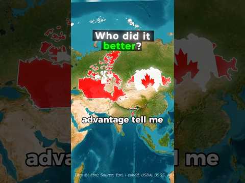 If Canada and Switzerland switched places??? 🇨🇦🇨🇭🤔