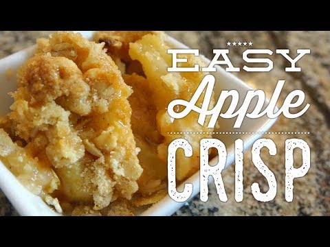 How to make Easy Homemade Apple Crisp | Fall inspired Desert | Entirely Kristen Video