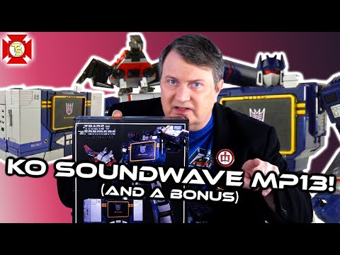 TRANSFORMERS MP-13 SOUNDWAVE Masterpiece KO Review (& BONUS)