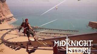 MidKnight Story - Rail Grinding, Beam Balancing & Swimming - Unreal Engine 5