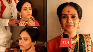 Kashibai Bajirao Ballal: Aishwarya Narkar aka Radhabai reaches an hour early on set for makeup video