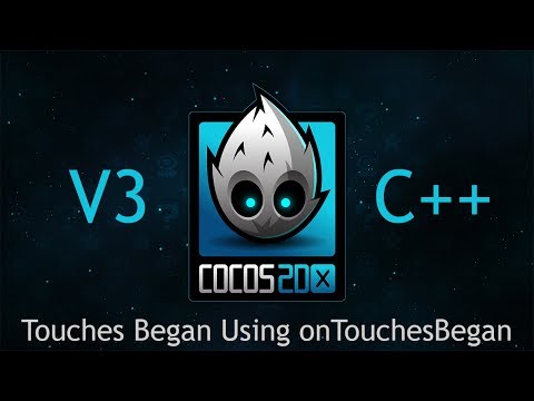 Cocos2d x v3 C Tutorial 40 Touches Began Using onTouchesBegan