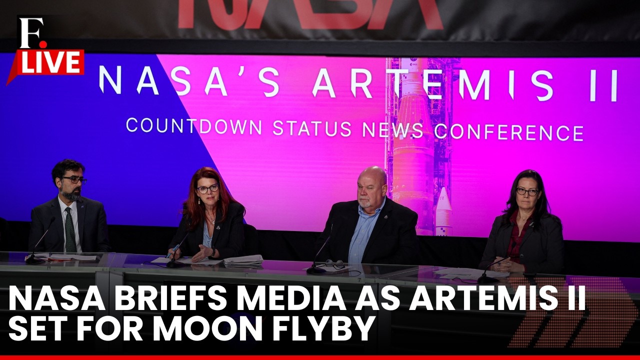 Artemis II LIVE: NASA Briefs Media as Artemis II Prepares for Historic Flyby of Moon’s Far Side