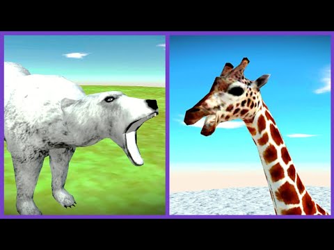CRAZY Giraffes VS Ferocious BEARS - Animal Revolt Battle Simulator