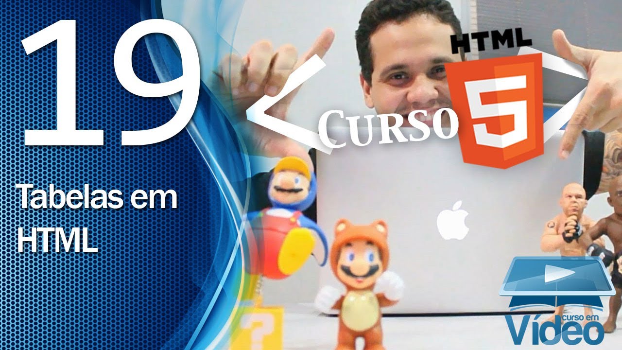 Curso de HTML5 - 19 - Tabelas em HTML - by Gustavo Guanabara