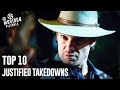 Top 10 Gunfights Smartest Plays By Raylan Givens Justified Timothy Olyphant
