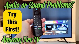 Amazon Fire TV: Audio/Sound is Delayed, Laggy, Echoing, Sound Garbled, Low Volume etc: FIXED!