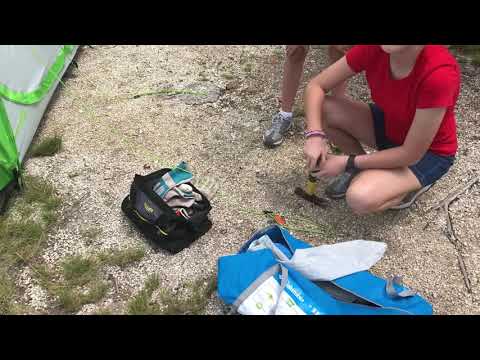 Setting Up Camp for the RGGB IOTA Contest at Crane Point Nature Preserve