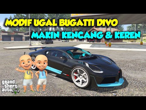 Modif UGAL Mobil Sultan Upin Bugatti DIVO makin KEnCANg - GTA V SULTAN UPIN IPIN EPISODE SPESIAL