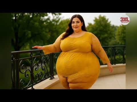 USSBBW Fashion Style • Stunning Curves & Elegant Chiffon Look | 3XL Big Models"