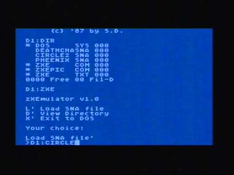 Atari XL/XE - zXEmulator: ZX Spectrum Emulator