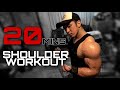 20 MINUTE SHOULDER WORKOUT (DUMBBELLS ONLY) | HOME WORKOUT