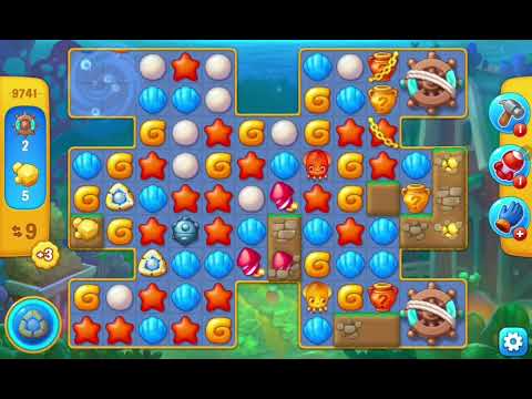 Fishdom Easy Level 9741 ( withningame boosters) @choraelmin