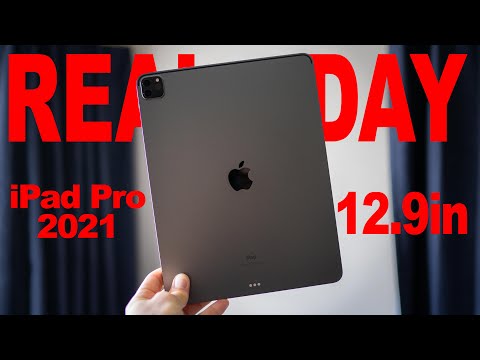 iPad Pro 2021 - Real Day in The Life Review! (12.9 inch)