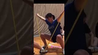 【閲覧注意】可愛いスポーツ女子の体幹トレーニング陸上女子最高