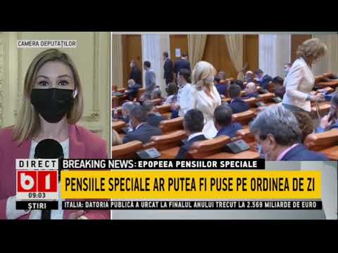 PARLAMENT - ELIMINAREA PENSIILOR SPECIALE AR PUTEA FI PUSA PE ORDINEA DE ZI A SEDINTEI DE ASTAZI