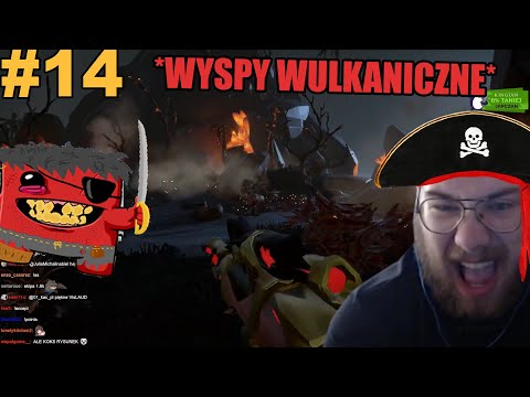 JAPCZAN SEA OF THIEVES Z EKIPĄ #14 - Wyspy wulkaniczne, Trollowanie Lukiego, Dejvid w Wiezieniu