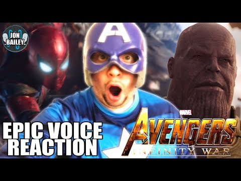 INFINITY WAR TRAILER REACTION