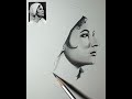 Meena Kumari Pencil Drawing Drawing Portraitdrawing Pencildrawing