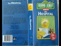 Sesame Street Home Video Visits The Hospital Australian VHS