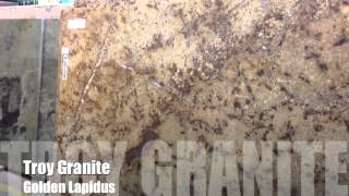 preview picture of video 'Golden Lapidus Granite Countertop by Troy Granite'