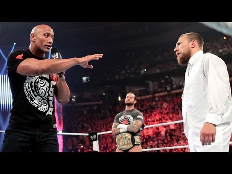 Rock reveals he will fight for the WWE Title at Royal Rumble 2013: Raw, July 23, 2012