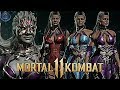 Mortal Kombat 11 ALL Sindel Gear Skins Intros And Win Poses