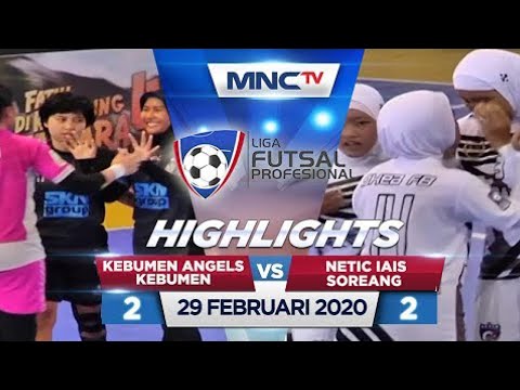 KEBUMEN ANGELS KEBUMEN VS NETIC IAIS SOREANG (FT 2-2) - Highlights Liga Futsal Profesional 2020