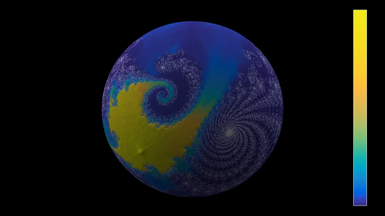 Waves on a planet with a fractal archipelago
