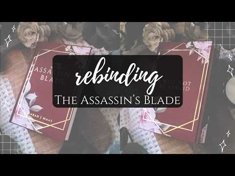 The Assassin's Blade Bookbinding | DIY Floral Hardcover Edition