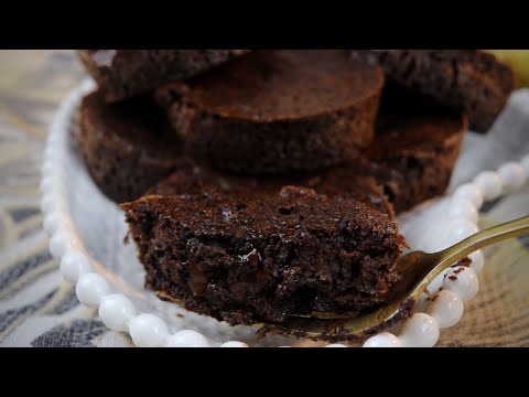 Easy Banana Brownie - Sugar-Free, Flour-Free, and Healthy #brownie